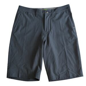 QUIKSILVER Boys Black Amphibian Board Shorts Size 27